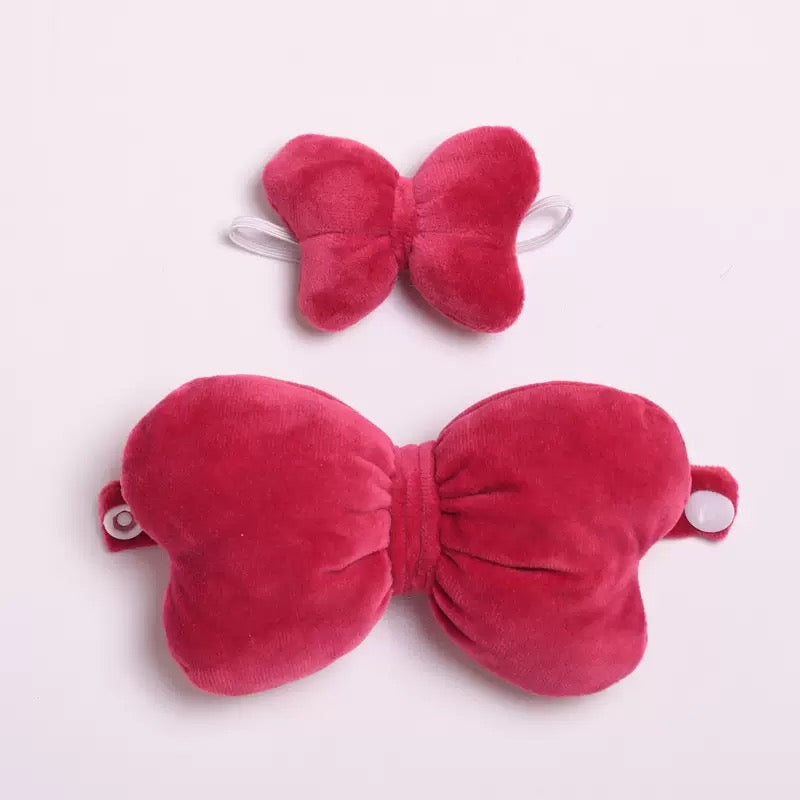 Bow wings and bow headpiece