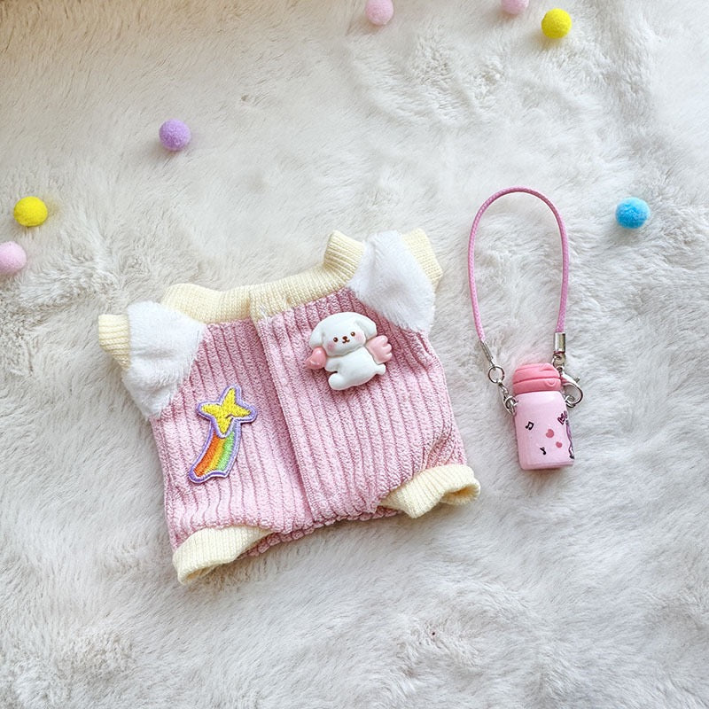 Pink Baby Doll Pajama Set with Accessories