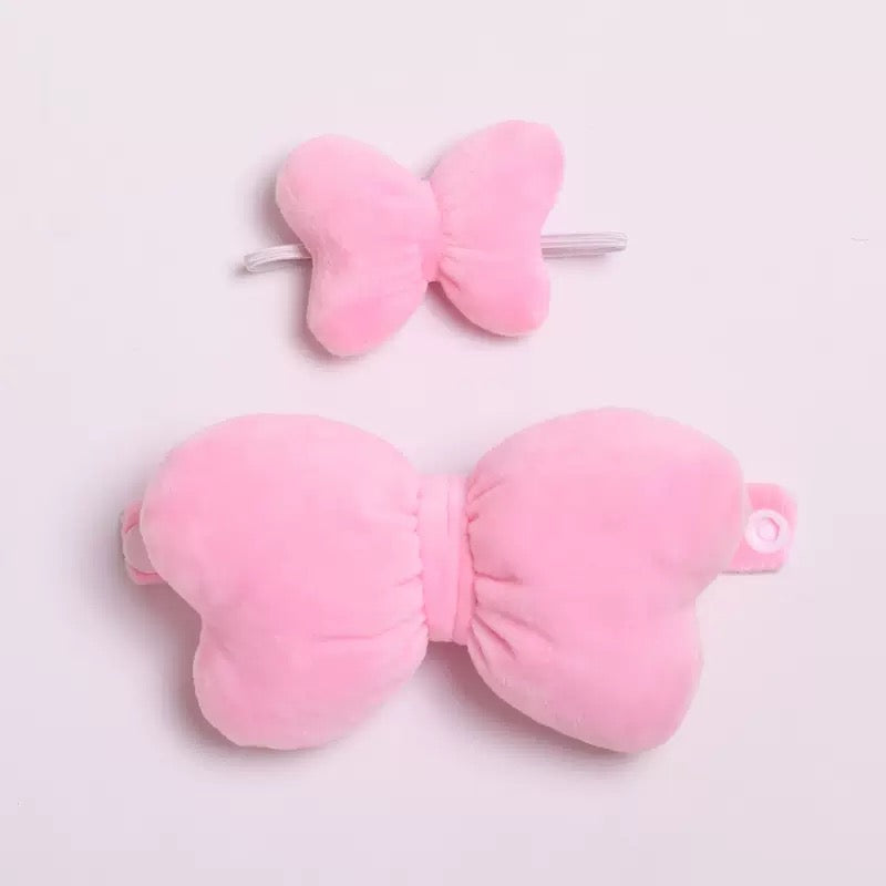 Bow wings and bow headpiece