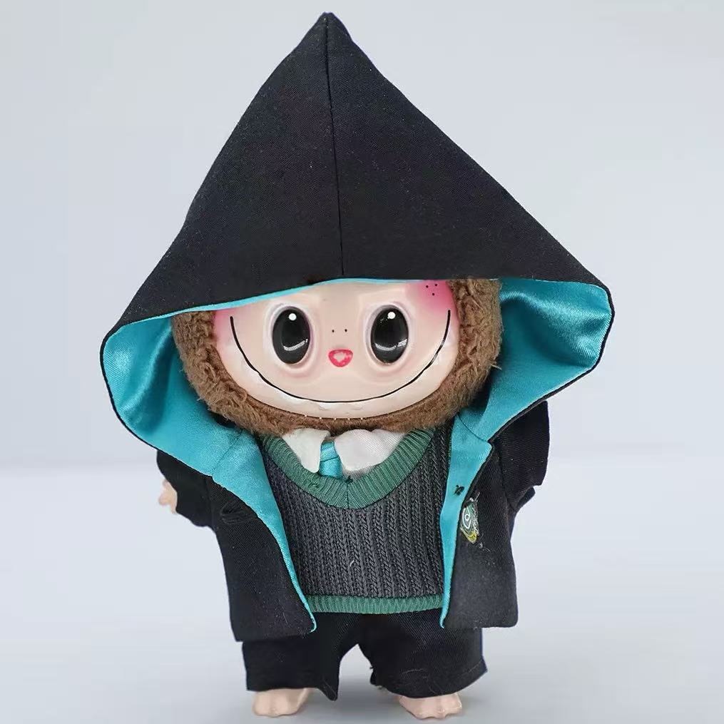 Magic Academy Style Outfit Set for 17cm Dolls - Hooded Cloak & Vest (Doll Not Included) 2. Product Description: