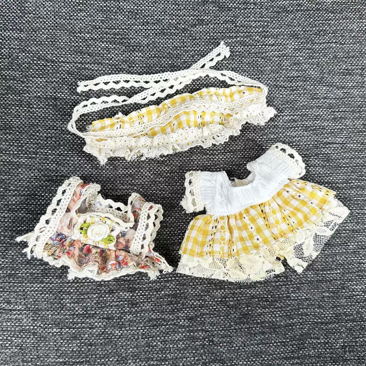 Vintage Lace Prairie Dress Set with Hat