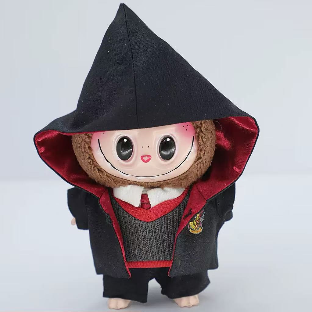 Magic Academy Style Outfit Set for 17cm Dolls - Hooded Cloak & Vest (Doll Not Included) 2. Product Description: