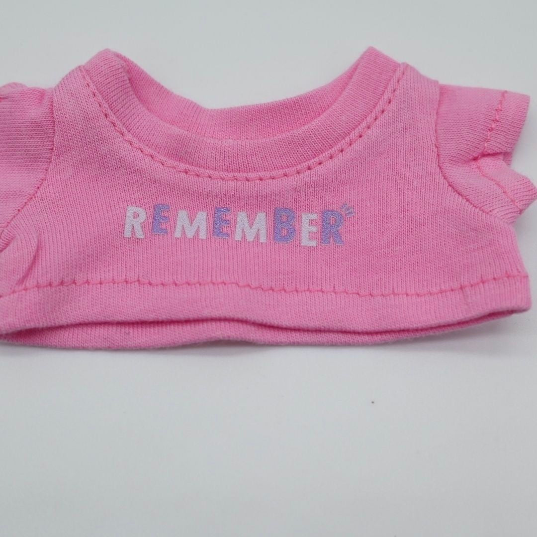 Pink Corduroy Overall Set – 3-Piece Outfit for 17cm Dolls