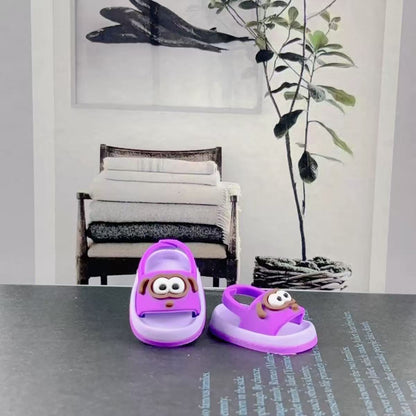 Mini Shark Sandals for 17cm Dolls - 7 Color Options (Doll Not Included)